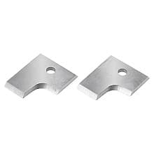 Solid Carbide Insert Knives 3mm Radius for Double Rounding/Chamfering System RC-2202 (2 Pieces)