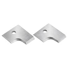 Solid Carbide Insert Knives 5mm Radius for Double Rounding/Chamfering System RC-2204 (2 Pieces)