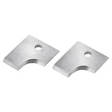 Solid Carbide Insert Knives 5mm Radius for Double Rounding/Chamfering System RC-2206 (2 Pieces)