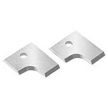 Solid Carbide Insert Knives 6mm Radius for Double Rounding/Chamfering System RC-2206 (2 Pieces)