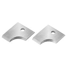 Solid Carbide Insert Knives 6mm Radius for Double Rounding/Chamfering System RC-2208 (2 Pieces)