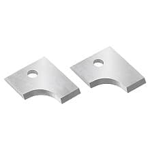 Solid Carbide Insert Knives 8mm Radius for Double Rounding/Chamfering System RC-2208 (2 Pieces)
