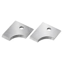 Solid Carbide Insert Knives 8mm Radius for Double Rounding/Chamfering System RC-2210 (2 Pieces)