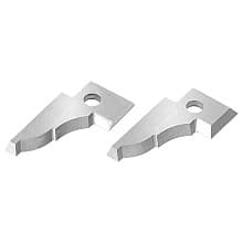 RCK-294 Solid Carbide Classical Bead/Cove Insert Knives for Insert Profile-Counter Set, Pair of 2