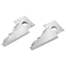RCK-294L Solid Carbide Classical Bead/Cove Insert Knives for Insert Profile-Counter Set, Pair of 2