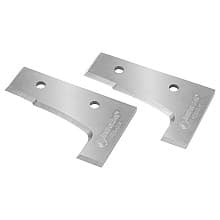 RCK-326 56.7mm x 35mm x 2mm CNC Insert Knives for 3-Flute, Multi-Profile RC-4080, Pair of 2