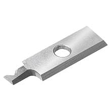 RCK-429 1.0mm - 2.0 mm Solid Carbide Insert Cut/Quad Chamfer Knife for In-Groove System