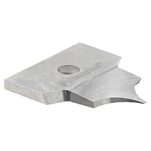 RCK-473 7/8" x 1/4" Radius Solid Carbide Insert Knife for Tru Point Roundover Insert CNC System