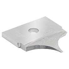 RCK-475 7/8" x 3/8" Radius Solid Carbide Insert Knife for Tru Point Roundover Insert CNC System