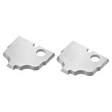 Solid Carbide Ogee MDF/Wood Plunge Form Insert Knives for RC-2481 (2 Pieces)