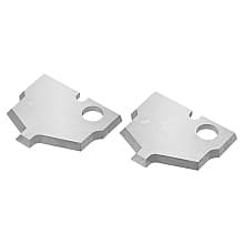 Solid Carbide Traditional MDF/Wood Plunge Form Insert Knives for RC-2483 (2 Pieces)