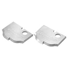 Solid Carbide Ogee MDF/Wood Raised Panel Insert Knives for RC-2484 (2 Pieces)