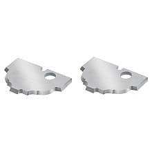 Solid Carbide Cove/Bead MDF/Wood Plunge Form Insert Knives for RC-2490 (2 Pieces)