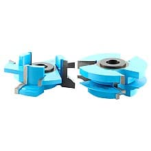 2-11/16" x 5/16" Radius 3-Wing Stile/Rail Ogee Cabinet Door Cutter Set