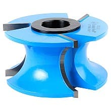 3-13/16" Dia x 2" Carbide Tipped 3-Wing Bull Nose Bit, 3/4" Radius x 1-1/2" Bead Radius, 1" and 1-1/4" Bore