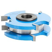 2-13/32" 3-Wing Tongue/Groove Reversible Stile/Rail Cutter