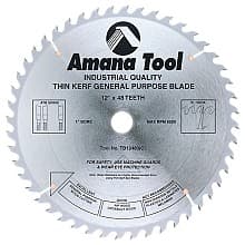 12" x 48 Teeth Thin Kerf Rip/Cross-Cut General Purpose Saw Blade
