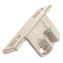 Compact 33 Edge Mount Mounting Plate, Nickel-Plated, Screw-On, 1-5/8" Overlay
