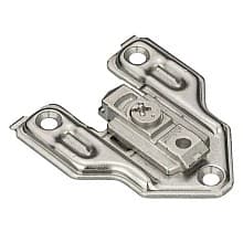 Clip Cam Adjustable Face Frame Mounting Plate, Screw-On