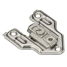 Clip Cam Adjustable Face Frame Mounting Plate, Screw-On