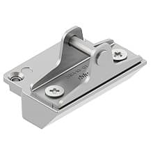 Aventos HK-XS Narrow Aluminum Door Front Fixing Bracket, Nickel-Plated
