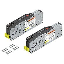 Aventos HF Top Bi-Fold Lift Mechanism Set, Zinc-Plated, Power Factor 2700 - 13500