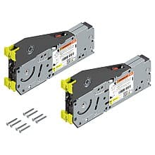 Aventos HL Top Up Lift Mechanism Set with Screw-On, Zinc-Plated, Door Weight 1.5Kg - 9Kg