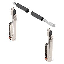Aventos HL Top Lift Up Lever Set, Nickel-Plated, 340mm - 390mm Cabinet Height