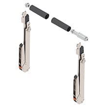Aventos HL Top Lift Up Lever Set, Nickel-Plated, 390mm - 540mm Cabinet Height