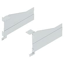 Aventos HF Top Lift System Mounting Bracket for Face Frame Cabinet, Screw-On, Nickel-Plated