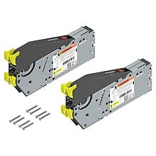Aventos HS Top Up/Over Lift Mechanism Set with Screw-On, Zinc-Plated, Door Weight 3.5Kg - 16.5Kg