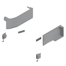 Aventos HK-Top Cover/Switch Set, Dark Gray
