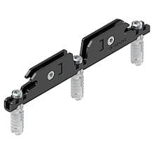 Aventos HKi Front Fixing Bracket for Wooden Door, Expando, 5mm, Onyx Black