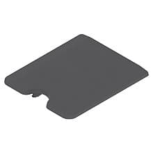 Compact Clip Small Hinge Arm Cover Cap, Deep Gray