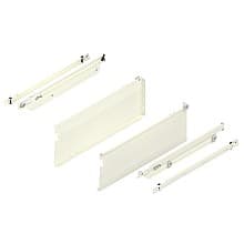 Metabox 330M Drawer Slide with 75lb Capacity, Full Extension, Soft-Closing, 3-1/2", White, 16