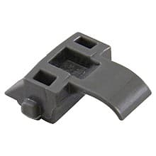 Compact 86° Opening Angle Restriction Clip, Deep Gray