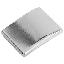 Compact 38N Hinge Arm Blank Cover Cap, Nickel-Plated