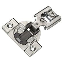 Compact 38N 105&#730; Opening Wrap-Around Face Frame Hinge, 45mm Boring Pattern with BLUMOTION Soft-Closing