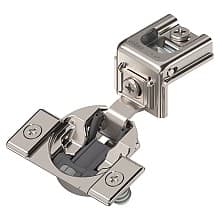 Compact 39C 110&#730; Opening Wrap-Around Face Frame Hinge, 45mm Boring Pattern with BLUMOTION Soft-Closing