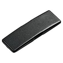 Clip Plain Hinge Straight Arm Cover Cap for Angled Mini/Glass Door, Onyx Black
