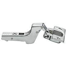 Clip Top 110° Opening Hinge, 45mm Bore Pattern, Free-Swinging, Inset, Nickel-Plated, Screw-On