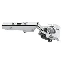 Clip Top 110° Opening Hinge with BLUMOTION Soft-Closing, 45mm Bore Pattern, Full Overlay, Nickel-Plated, Inserta