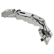 Clip Top 155&deg; Opening Zero Protrusion Hinge, 45mm Bore Pattern, Self&#45;Closing, Full Overlay