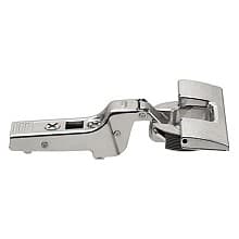 Clip Top 95&deg; Opening Thick Door Hinge, 45mm Bore Pattern, Self&#45;Closing, Half Overlay