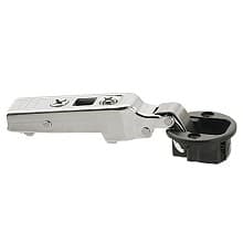 Clip Top Glass Door 94° Opening Hinge, Self-Closing, Nickel-Plated, Full Overlay