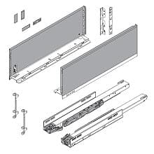 Legrabox Drawer System C Height, 7-0/0", 125# Capacity Full-Extension with BLUMOTION