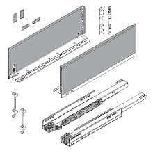 Legrabox Drawer System C Height, 7-0/0", 170# Capacity Full-Extension with BLUMOTION