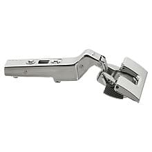 Clip Top +30° III Angled 95° Opening Hinge, 45mm Boring Pattern, Self-Closing, Overlay, Nickel-Plated, Inserta