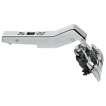 Clip Top +45° II Angled 110° Opening Hinge with BLUMOTION Soft-Closing, 45mm Boring Pattern, Full Overlay, Nickel-Plated, Inserta