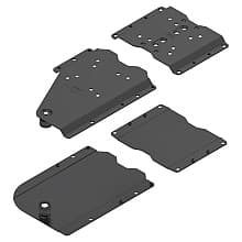 Revego Duo Right Pocket Connector Set for Worktop-Mounted Cabinet, Black